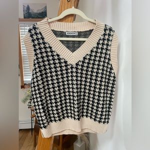 Oversized Sweater Vest